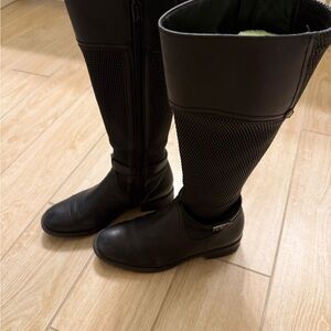 Blondo Black all-weather leather Knee-High Boots